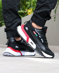 Negro/rojo